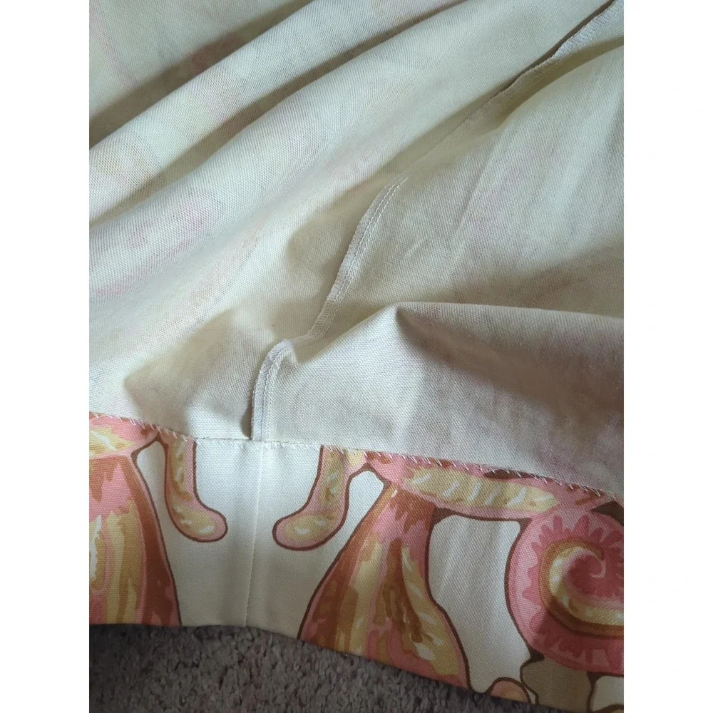 Pair Custom Designer French Pinch Pleat Lined Drapes 70